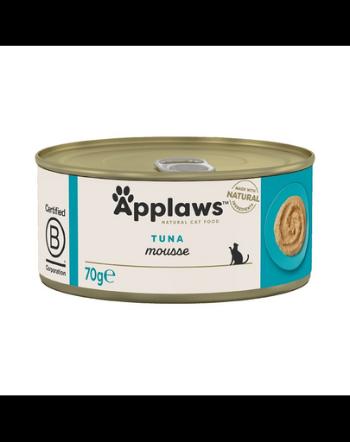 APPLAWS Cat Mousse Tin Conserva pentru pisici, ton 70g