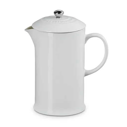 French press kávovar 1 l, WHITE, kamenina, Le Creuset