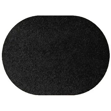 Kusový koberec Eton černý ovál 133 × 190 cm (3372)