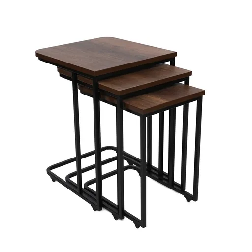 Odkládací stolek Ce Metal Zigon, 3 ks