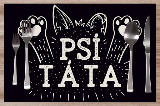 Prostírání Psí táta black
