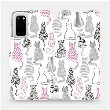 Flipové pouzdro na mobil Samsung Galaxy S20 - MX01S Kočičí zádíčka (5903516169788)