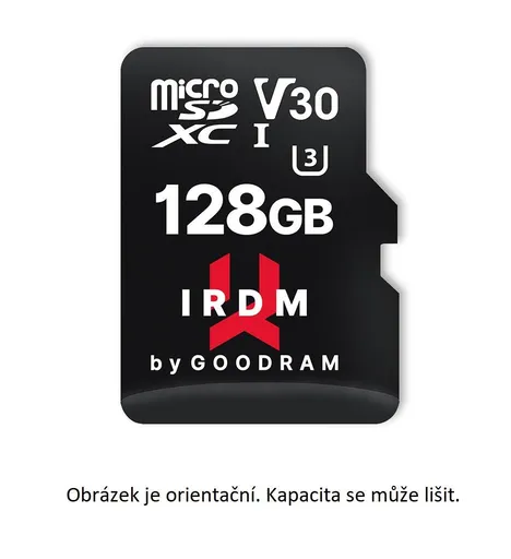 GOODRAM microSDXC karta 64GB IRDM (R:100/W:70 MB/s), UHS-I Class 10, U3, V30 + Adapter