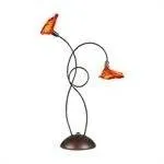 Stolní lampa Malta 2X20W G4 12V hnědá