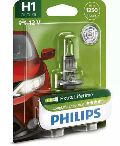 Philips H1 Long Life EcoVision 12V 12258LLECOB1