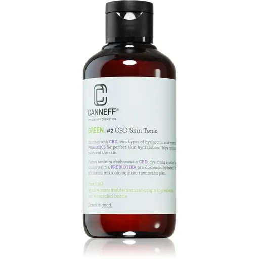 Canneff Green CBD Skin Tonic hydratační pleťové tonikum 200 ml