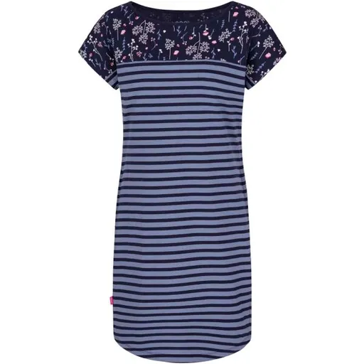 LOAP BALERIE Dámské šaty, modrá, velikost