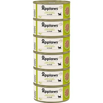 Applaws konzerva Tuňák s mořskými řasami 6 × 156 g (5060481891233)