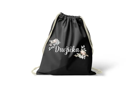 Personal Vak s potiskem - Družička Barva: Čierna