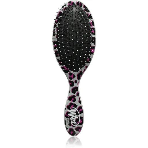 Wet Brush Original Detangler Safari kartáč na vlasy pro krásné vlasy a pokožku Pink Leopard 1 ks