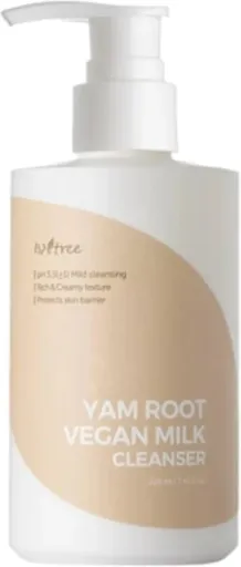Isntree Čisticí a odličovací pleťové mléko Yam Root Vegan Milk (Cleanser) 220 ml