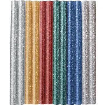 EXTOL CRAFT tyčinky tavné, mix barev se třpytem, pr.7,2x100mm, 9910 (9910)