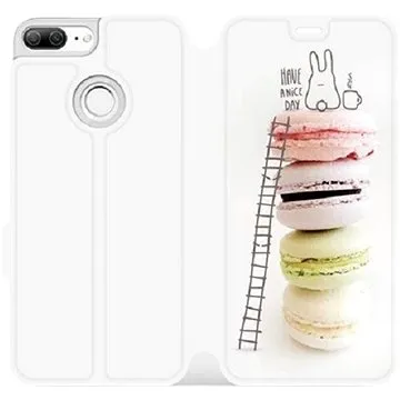 Flipové pouzdro na mobil Honor 9 Lite - M090P Makronky - have a nice day (5903226255306)
