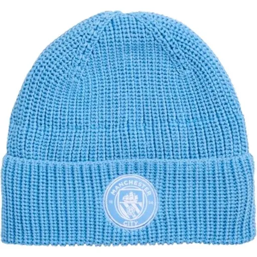 Puma MANCHESTER CITY FC ESSENTIALS BEANIE Zimní čepice, světle modrá, velikost