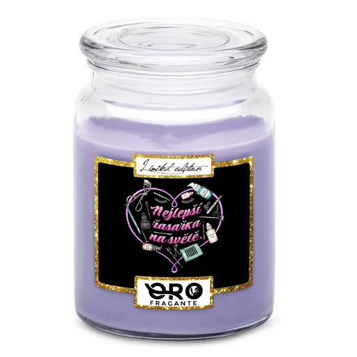 Svíčka Nejlepší řasařka (Vůně svíčky: Levandule)