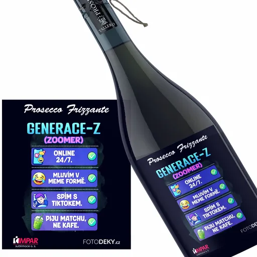Víno Generace Z – nastavení (Druh Vína: Prosecco)
