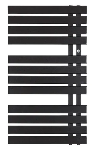 Instalprojekt Koupelnový radiátor POP STAR černá barva Barva Černá , Doporučená topná tyč (W) 600, Rozměr A 50, Rozměr C 120, Skutečný rozměr radiátoru (v mm) 500 x 1190 mm RADPOP501231