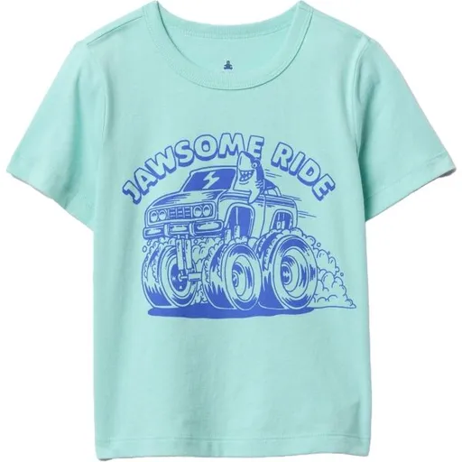 GAP GRAPHIC Chlapecké tričko, světle zelená, velikost 2Y