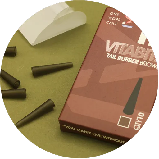 One more cast převlek vitabitz tail rubbers 10 ks - hnědá