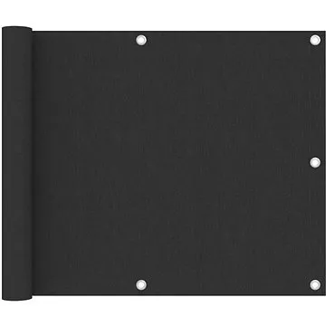 Balkónová zástěna antracitová 75×500 cm oxfordská látka 134866 (134866)