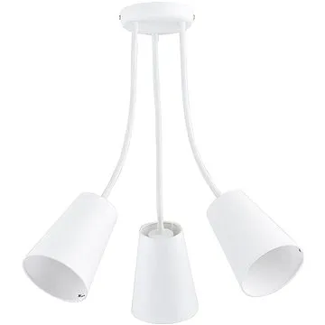 Lustr na tyči WIRE WHITE 3xE27/60W/230V (80737)