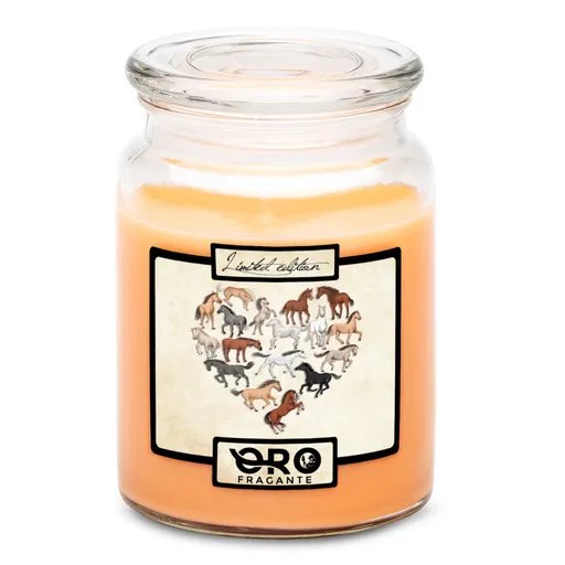 Svíčka Horse heart (Vůně svíčky: Tropické ovoce)