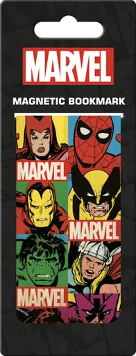 Marvel magnetická záložka Retro Grid