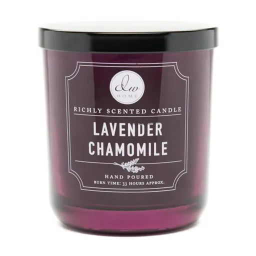 DW Home Signature Vonná svíčka ve skle Levandule a heřmánek 274 g