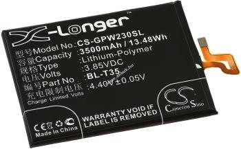 Helyettesítő okostelefon akku Google Pixel 2 XL 6.0 3500mAh Li-Polymer