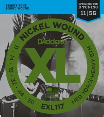 D'Addario EXL117 D Tuning