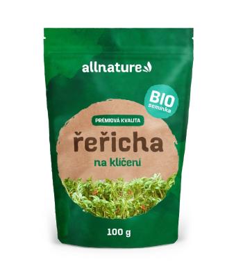 Allnature Semínka na klíčení řeřicha BIO 100 g