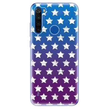 Odolné silikonové pouzdro iSaprio - Stars Pattern - white - Xiaomi Redmi Note 8T