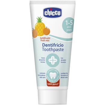 Chicco Toothpaste Fruit Mix fogkrém gyermekeknek fluoriddal 1-5 y 50 ml