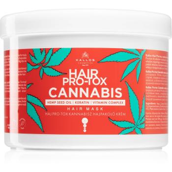 Kallos Hair Pro-Tox Cannabis regenerační maska na vlasy s konopným olejem 500 ml