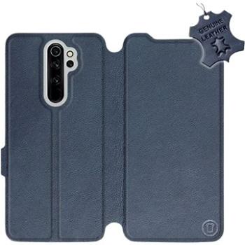 Flip pouzdro na mobil Xiaomi Redmi Note 8 Pro - Modré - kožené -   Blue Leather (5903226985012)