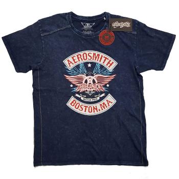 Aerosmith tričko Boston Pride Modrá XL