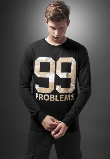 Mr. Tee 99 Problems Desert Camo Crewneck black - L