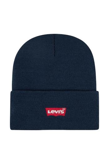 Dětská čepice Levi's LAN LEVI'S CORE BATWING BEANIE tmavomodrá barva, 9A8620