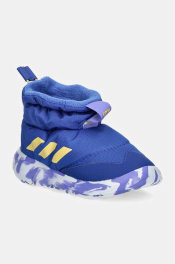 Dětské sněhule adidas MONOFIT BOOT modrá barva, IE6020