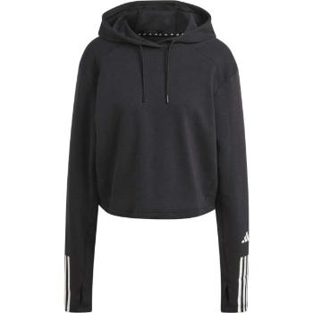 adidas 3-STRIPES HOODIE Dámská tréninková mikina, černá, velikost