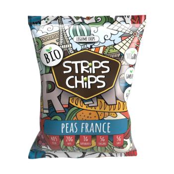 Krekry luštěninové France 90 g BIO   STRIPS CHIPS