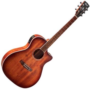 Cort GA-MEDX-OP-M Brown Sunburst Elektroakustická kytara Jumbo