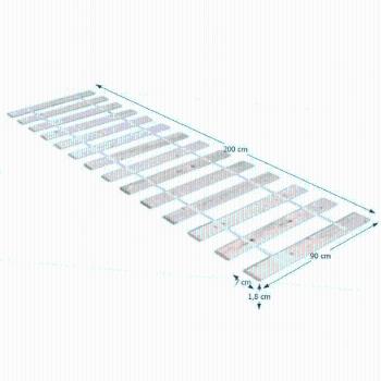 Rolovaný laťkový rošt PLAZA Tempo Kondela 90x200 cm