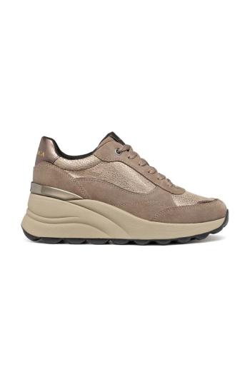 Sneakers boty Geox D SPHERICA EC13 béžová barva, D45WAA 0JS22 C6029