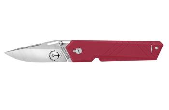 Tb outdoor nůž edc unboxer french navy red handle