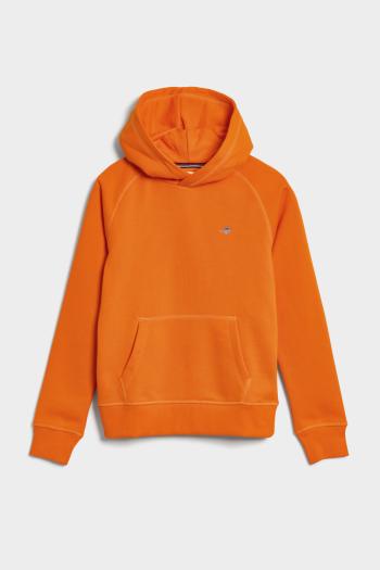 MIKINA GANT SHIELD HOODIE VIVID ORANGE