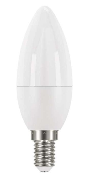 EMOS ZQ3222 LED ZIAROVKA CLASSIC CANDLE 6W E14 STUDENA BIELA