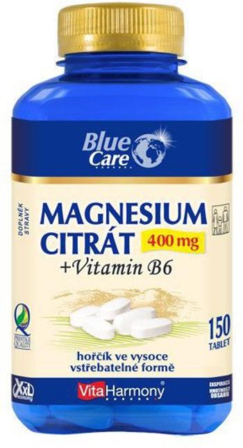 VITAHARMONY XXL Magnesium citrát 400 mg + Vitamín B6 150 tabliet