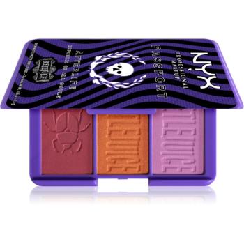 NYX Professional Makeup Beetlejuice Afterlife paleta tvářenek 3x1,6 g