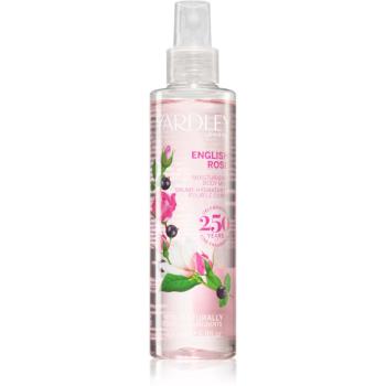 Yardley English Rose hydratační tělový sprej pro ženy 200 ml